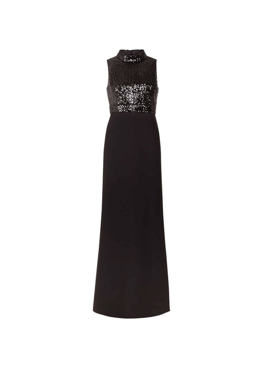 Hobbs Paloma Maxi Ball Gown Dress Black Size UK8 RRP249