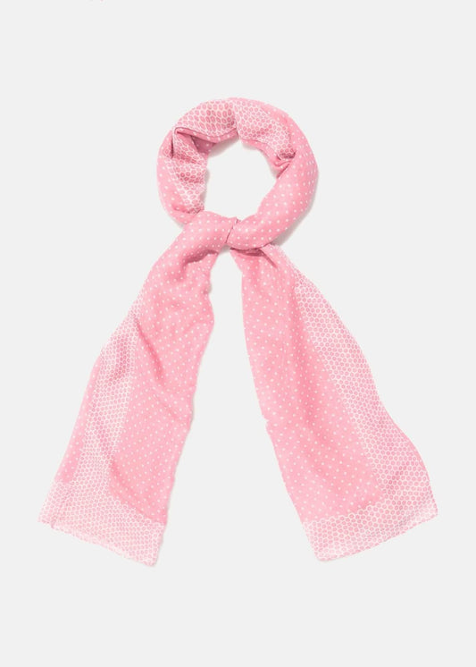 Phase Eight Lorna Spot Scarf Pink RRP39