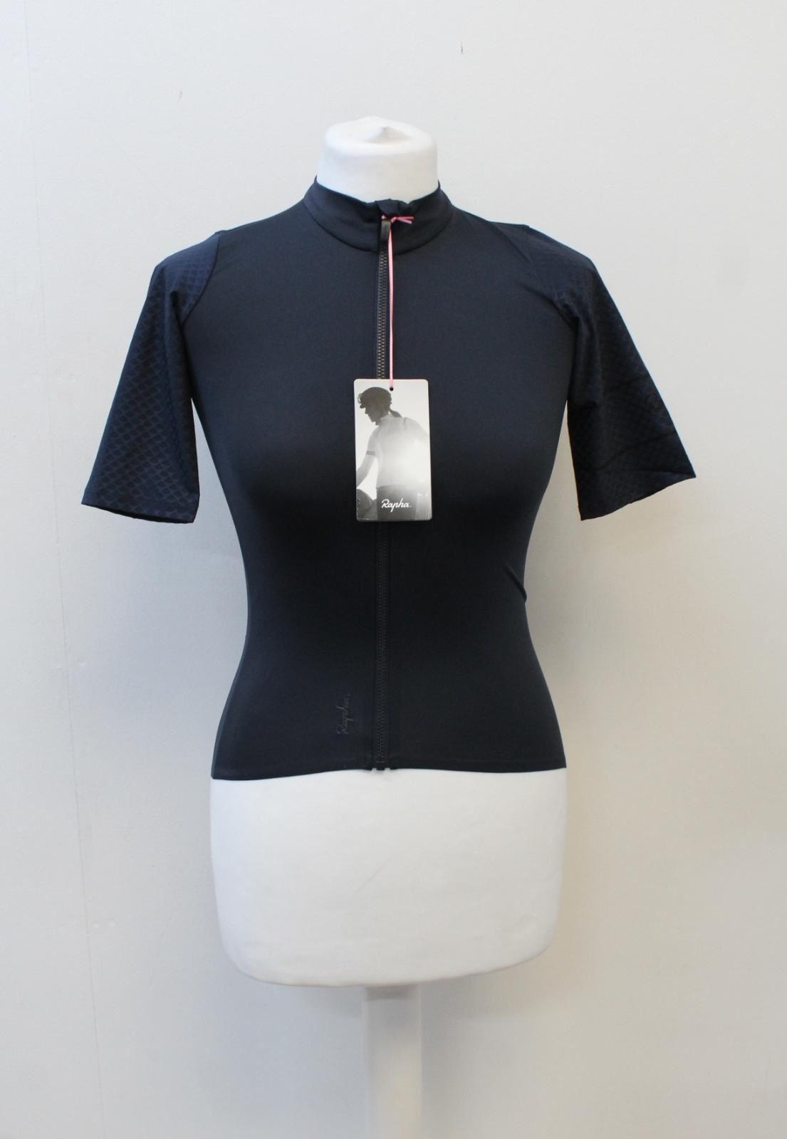 RAPHA Ladies Souplesse Aero Short Sleeve Cycling Jersey Dark Navy Blue XS BNWT