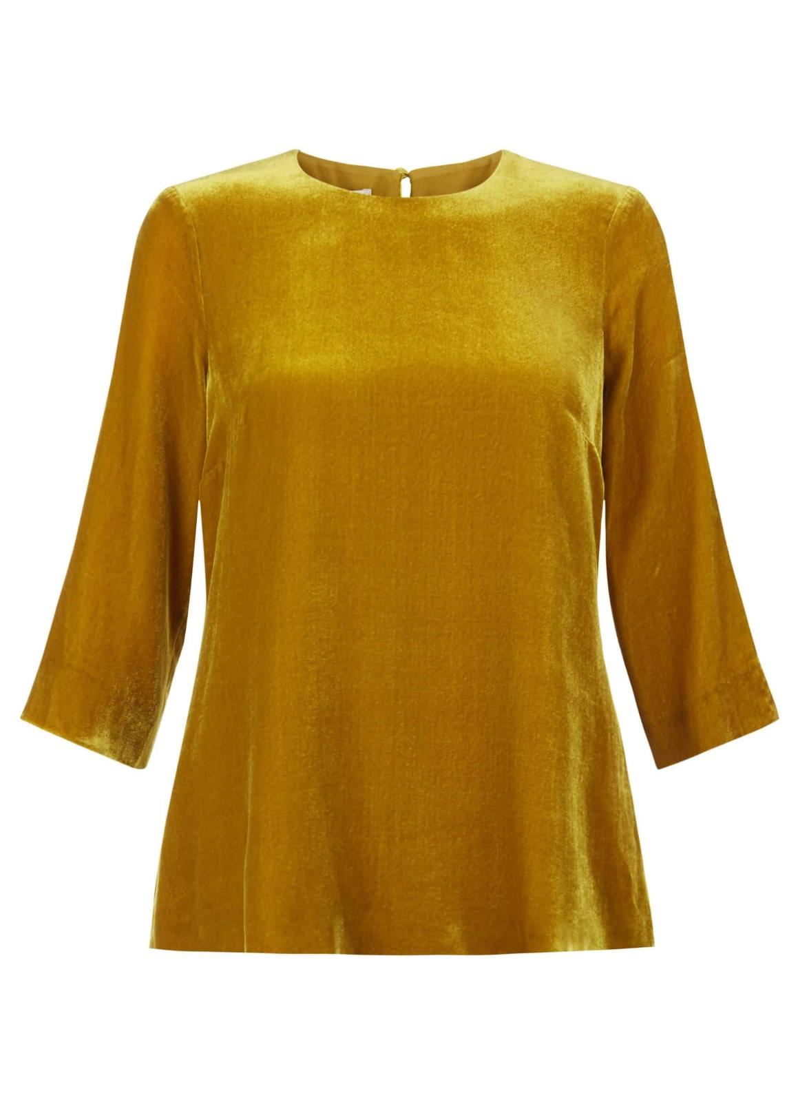 Hobbs Agnes Top Ochre Size UK8 RRP129