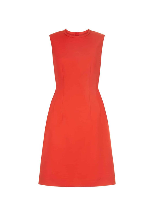 Hobbs Sammy A-Line Dress Chilli Red Size UK16 RRP139