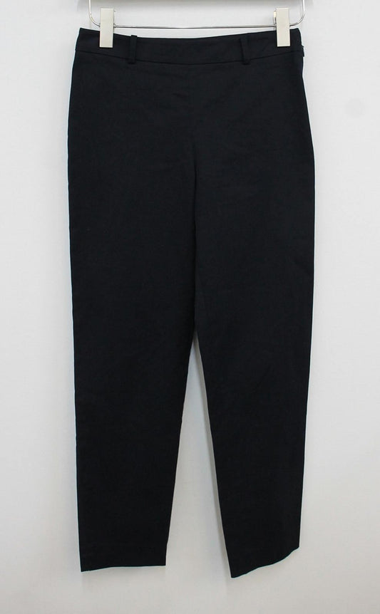 HOBBS Ladies Navy Blue Mid Waisted Mallory Capri Trousers UK6 BNWT RRP 79