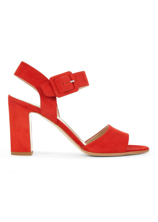 Hobbs Rhian Sandal Leather Shoe Orange Red EU36 UK3 RRP149