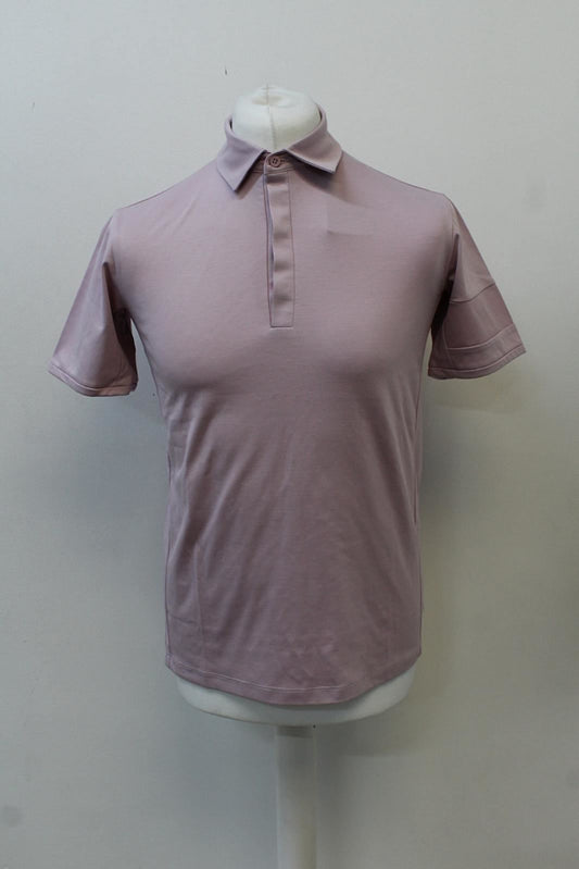 RAPHA Men's Essential Cotton Blend Cycling Polo Shirt Purple Pink S NEW RRP80