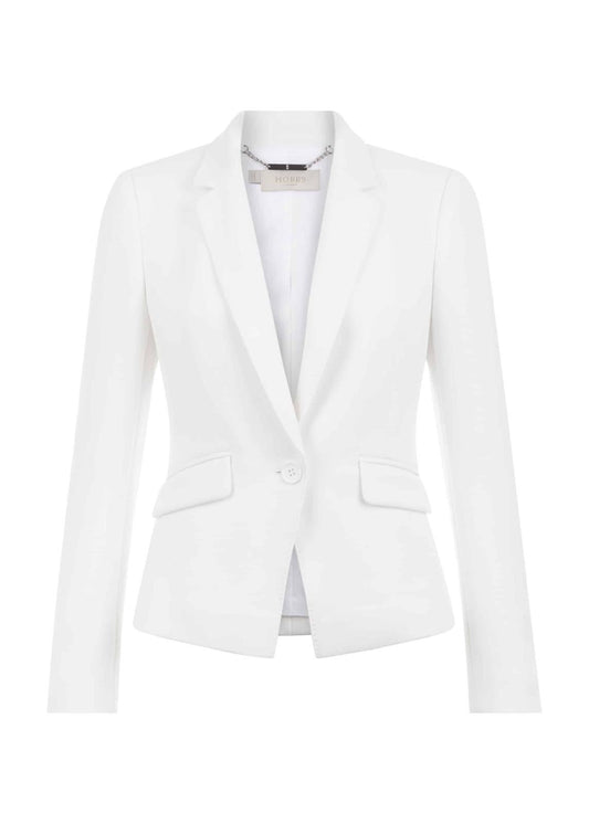 Hobbs Maya Blazer Jacket Ivory Size UK16 RRP169
