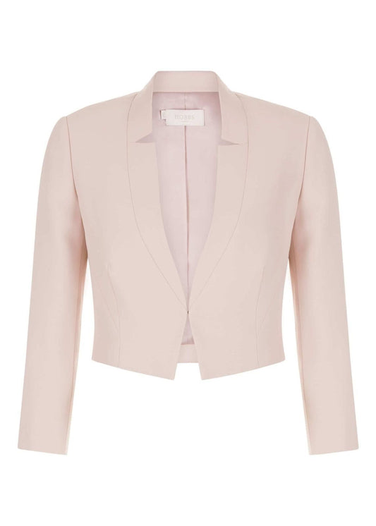 Hobbs Kristy Blazer Jacket Latte Beige Size UK16 RRP169