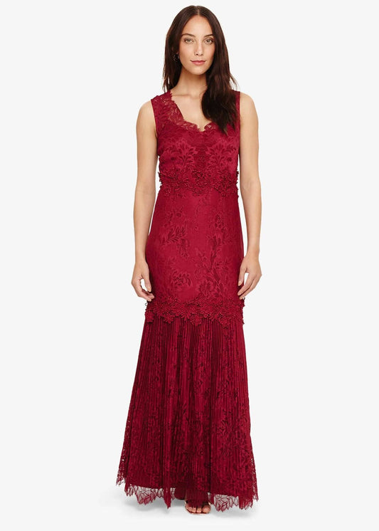 Phase Eight Artemis Lace Maxi Maxi Dress Magenta Size UK14 RRP325
