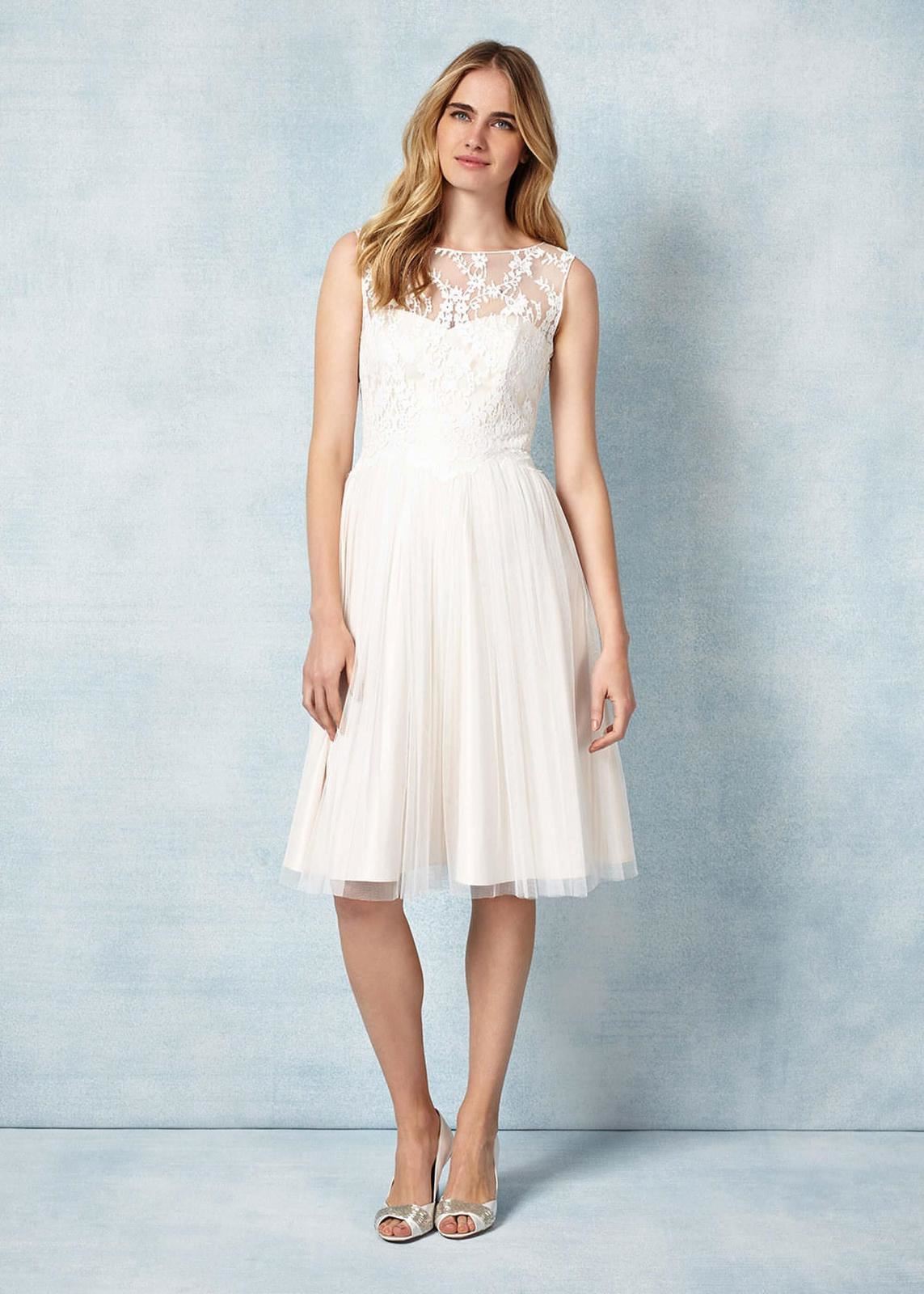 Phase Eight Clarissa Wedding Fit Flare Dress Ivory/Bridal Blush Size UK12 RRP275