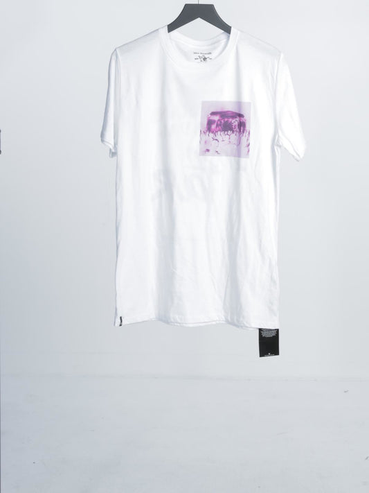 TRUE RELIGION Men's Short Sleeve Festival Tour Crew T-shirt White S RRP49 BNWT
