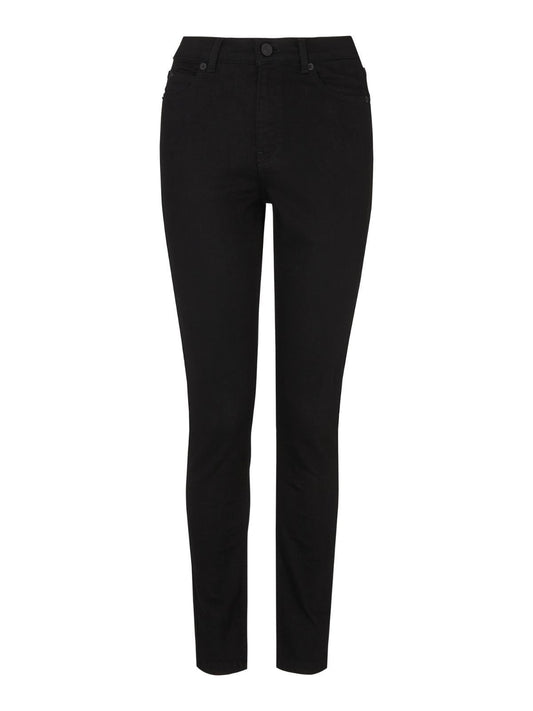 WHISTLES Ladies New Fit Black Mid Rise 5 Pocket Skinny Jeans W26 RRP85 BNWT
