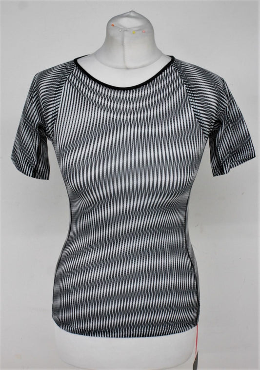 RAPHA Ladies Black White Short Sleeve Souplesse Cycling Base Layer M RRP40 BNWT