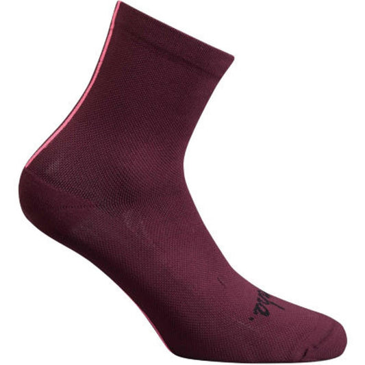 RAPHA Women's Rich Burgundy Red Souplesse Cycling Short Socks Size XS BNWT
