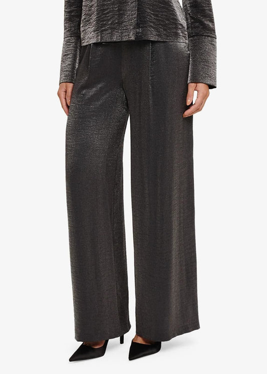 Phase Eight Mackenzi Wide Leg Mom Trousers Gunmetal Size UK14 RRP85
