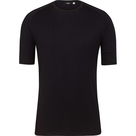 RAPHA Men's Essential Short Sleeve Cotton Blend Cycling T-Shirt Black L BNWT
