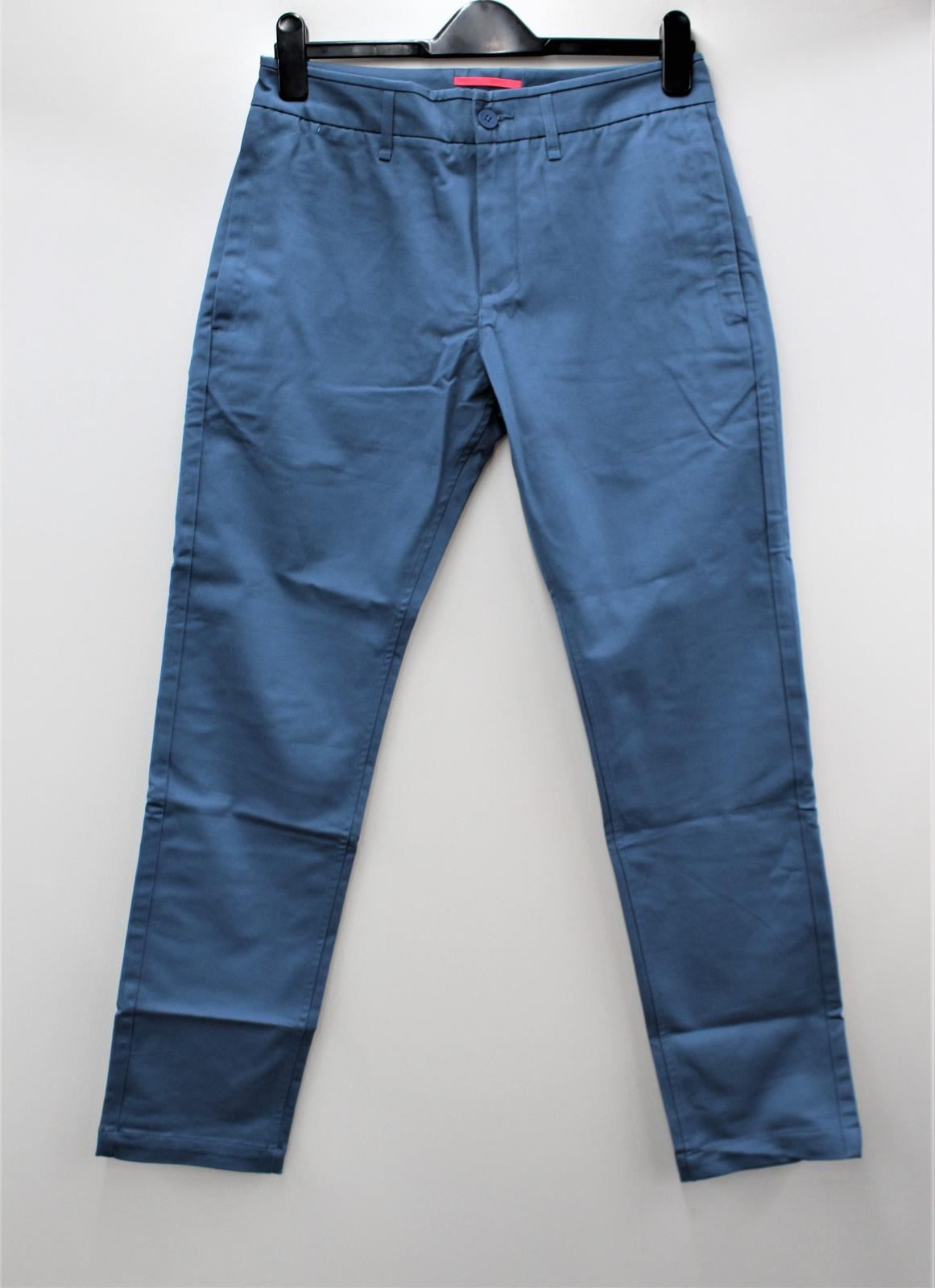 RAPHA Men's Blue Slim Fit Cotton Stretch Hi-Vis Cycling Trousers W30 L32 BNWT