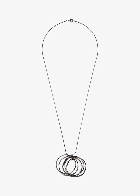 Phase Eight Elizabeth Pendant Necklace Pewter RRP29