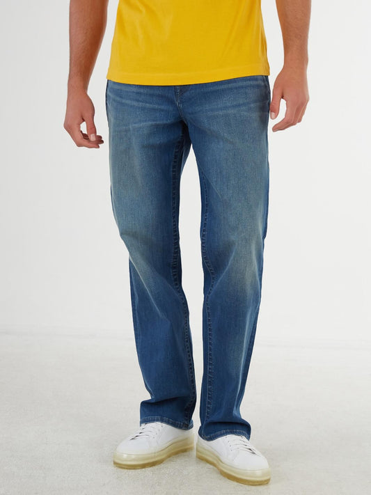 TRUE RELIGION Men's Light Wash Blue Denim Devin Straight Jeans W31 RRP199 BNWT
