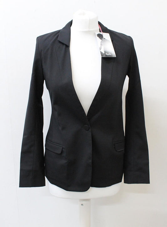 RAPHA Ladies Deconstructed Wool Blend Blazer Jacket Black XXS NEW RRP280