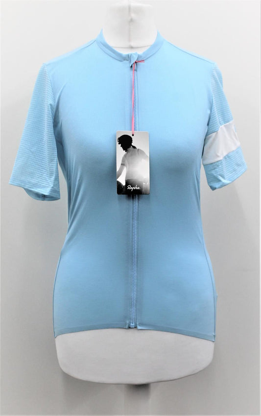 RAPHA Ladies Blue Lightweight Short Sleeves Souplesse Racing Jersey XXS BNWT