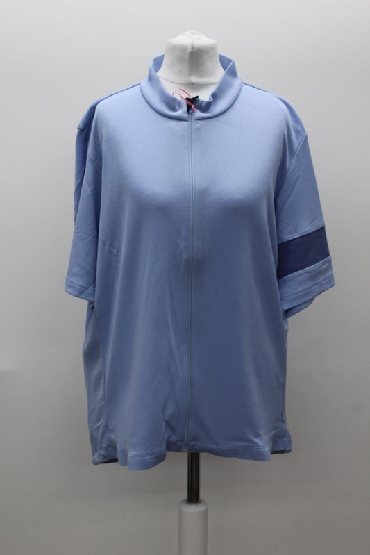 RAPHA Ladies Light Blue Wool Short Sleeve Cycling Classic Jersey II 2XL BNWT