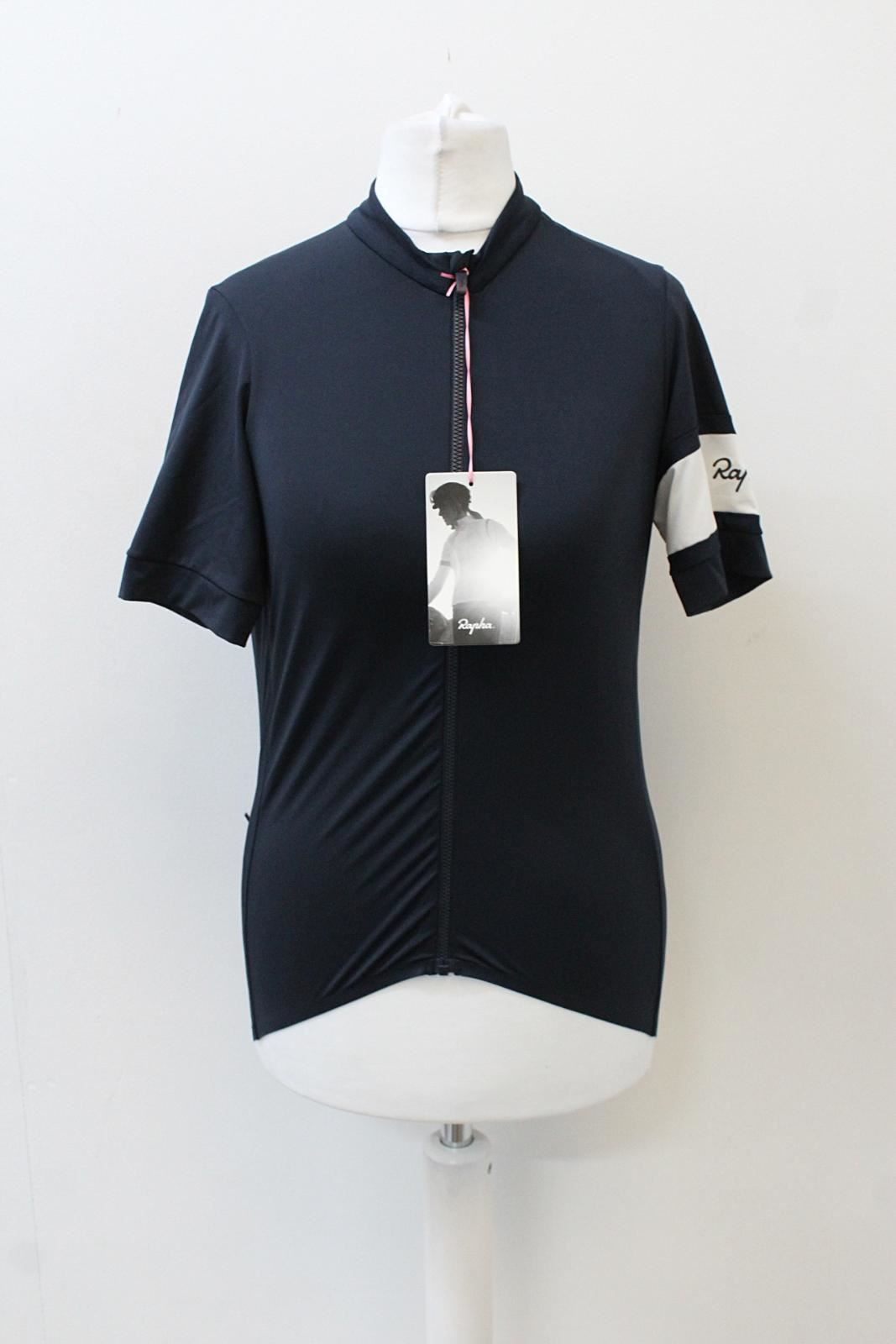 RAPHA Ladies Souplesse Cycling Jersey II Dark Navy Blue/White M BNWT RRP120