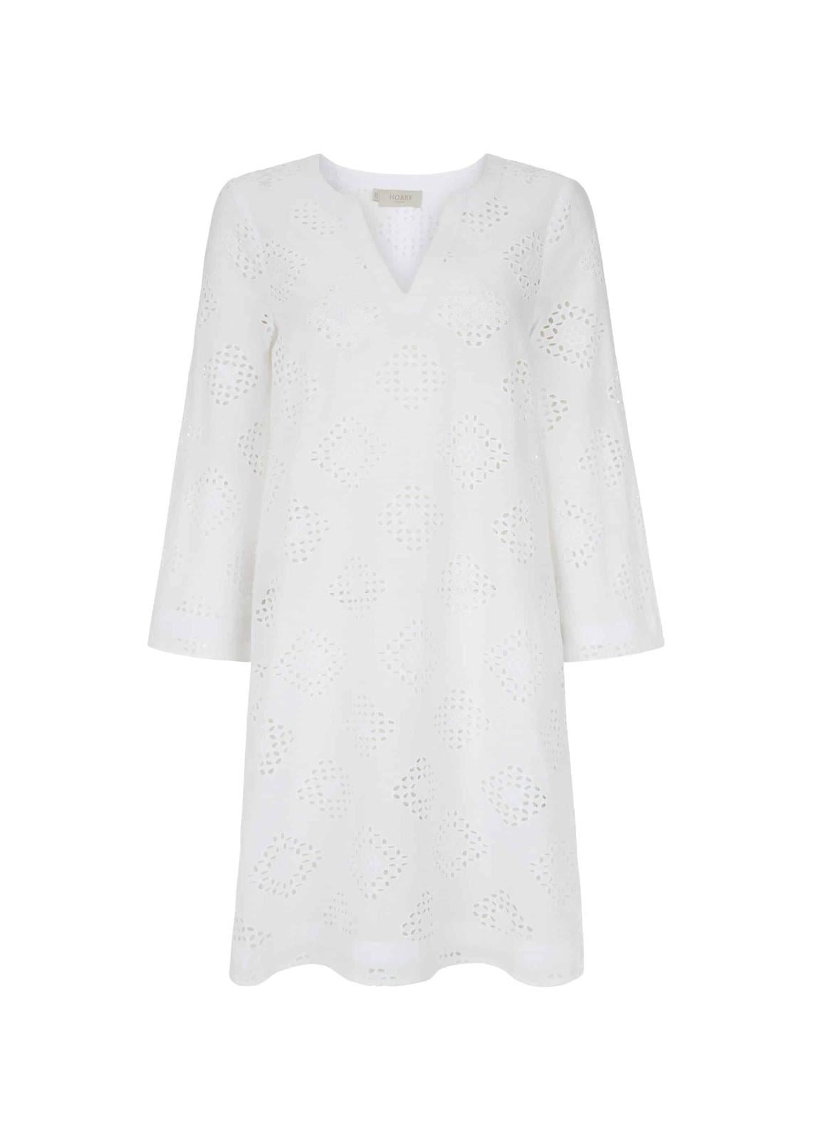 Hobbs Esther Cover Up White Size UK6 RRP89
