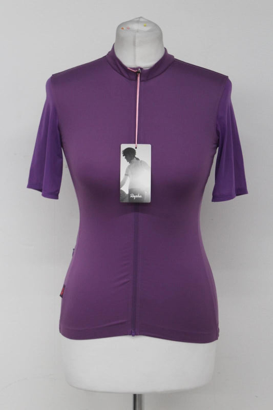 RAPHA Ladies Purple Lightweight Souplesse Short Sleeve Cycling Jersey M NEW