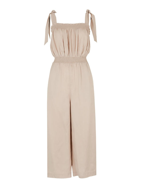 WHISTLES Ladies Stone Ally Tie Shoulder Summer Jumpsuit UK16 RRP169 BNWT