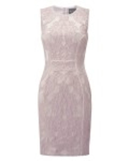 PHASE EIGHT Ladies Petal Pink Round Neck Sleeveless Janie Dress UK12 BNWT