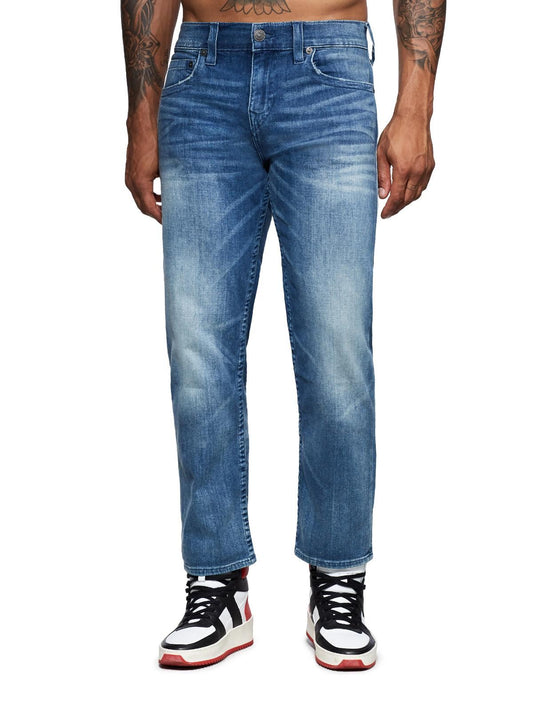 TRUE RELIGION Men's Bright Reflection Blue Devin Jeans No Flap W31 BNWT RRP179