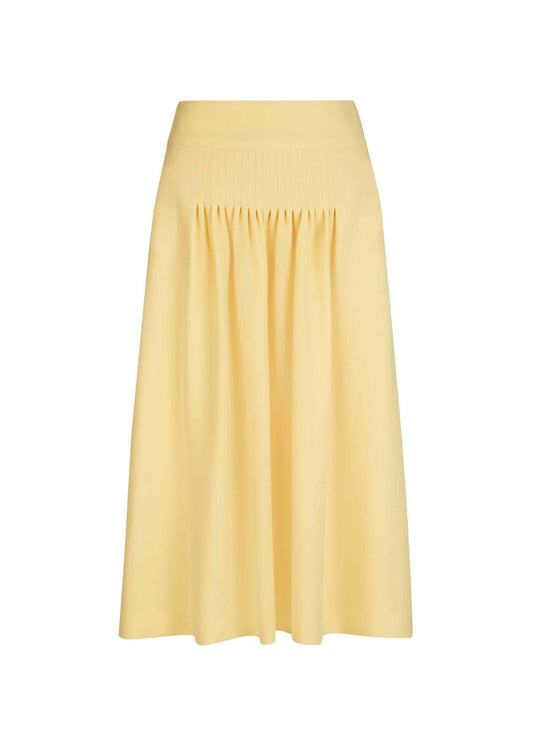Hobbs Annette A-Line Skirt Yellow Size UK12 RRP149