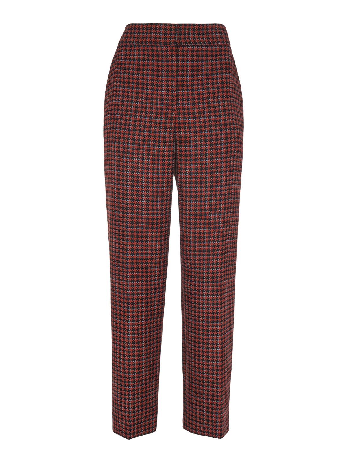 WHISTLES Ladies Kate Classic Red Check Relaxed Fit Trousers UK6 BNWT RRP149