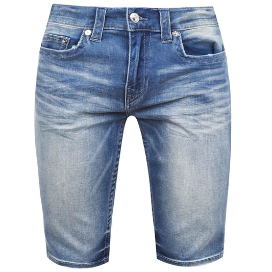 TRUE RELIGION Men's Foum Baseline Blue Rocco NF SE Shorts W28 NEW RRP149