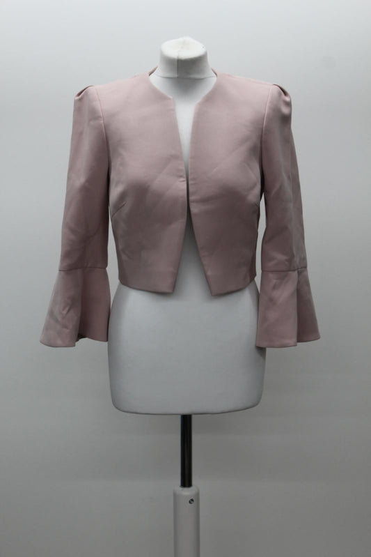 PHASE EIGHT Ladies Hanne Blossom Pink Cropped Blazer Jacket Size UK10 BNWT
