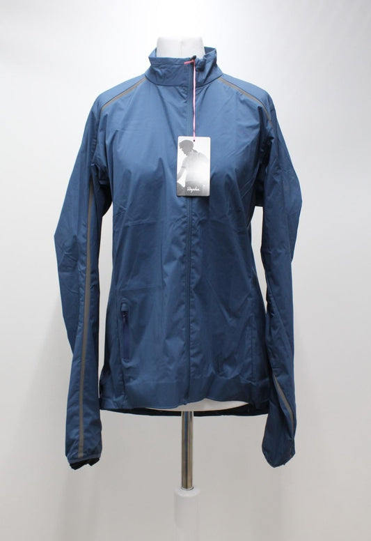 RAPHA Ladies Dark Blue Classic Wind II Long Sleeve Cycling Jacket Size L BNWT