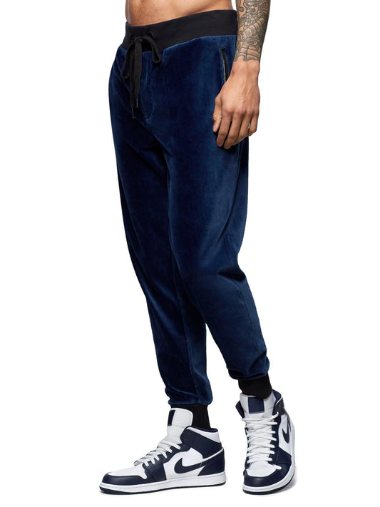 TRUE RELIGION Men's Ace Blue Corduroy Sweatpants Casual Trousers M RRP 199 BNWT