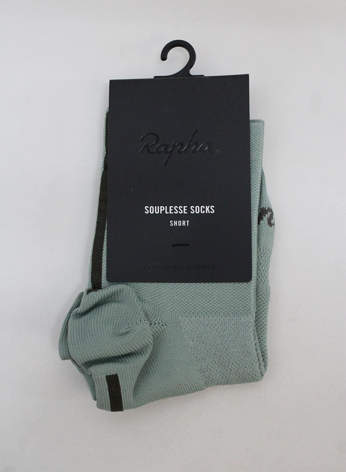 RAPHA Ladies Souplesse Short Stretch Cycling Socks Pale Green XS BNWT RRP15