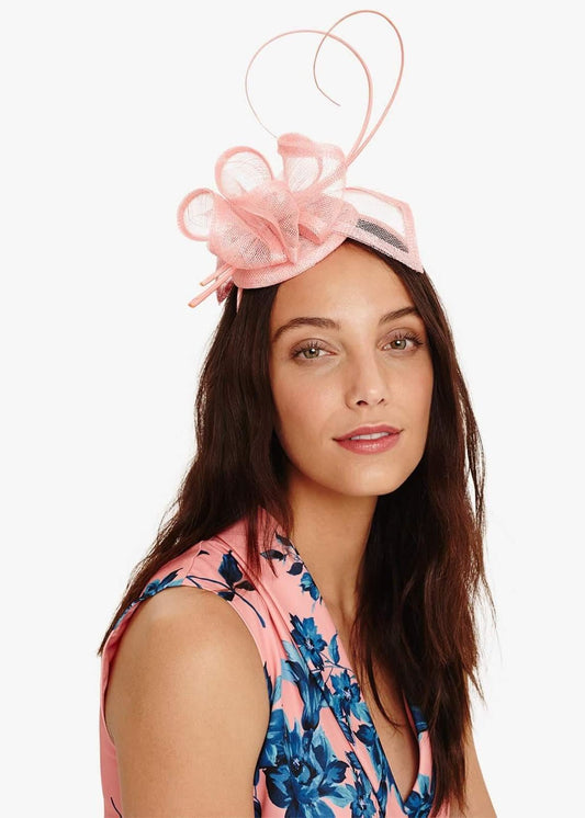 Phase Eight Salma Mini Pillbox Fascinator Hat Pink RRP39