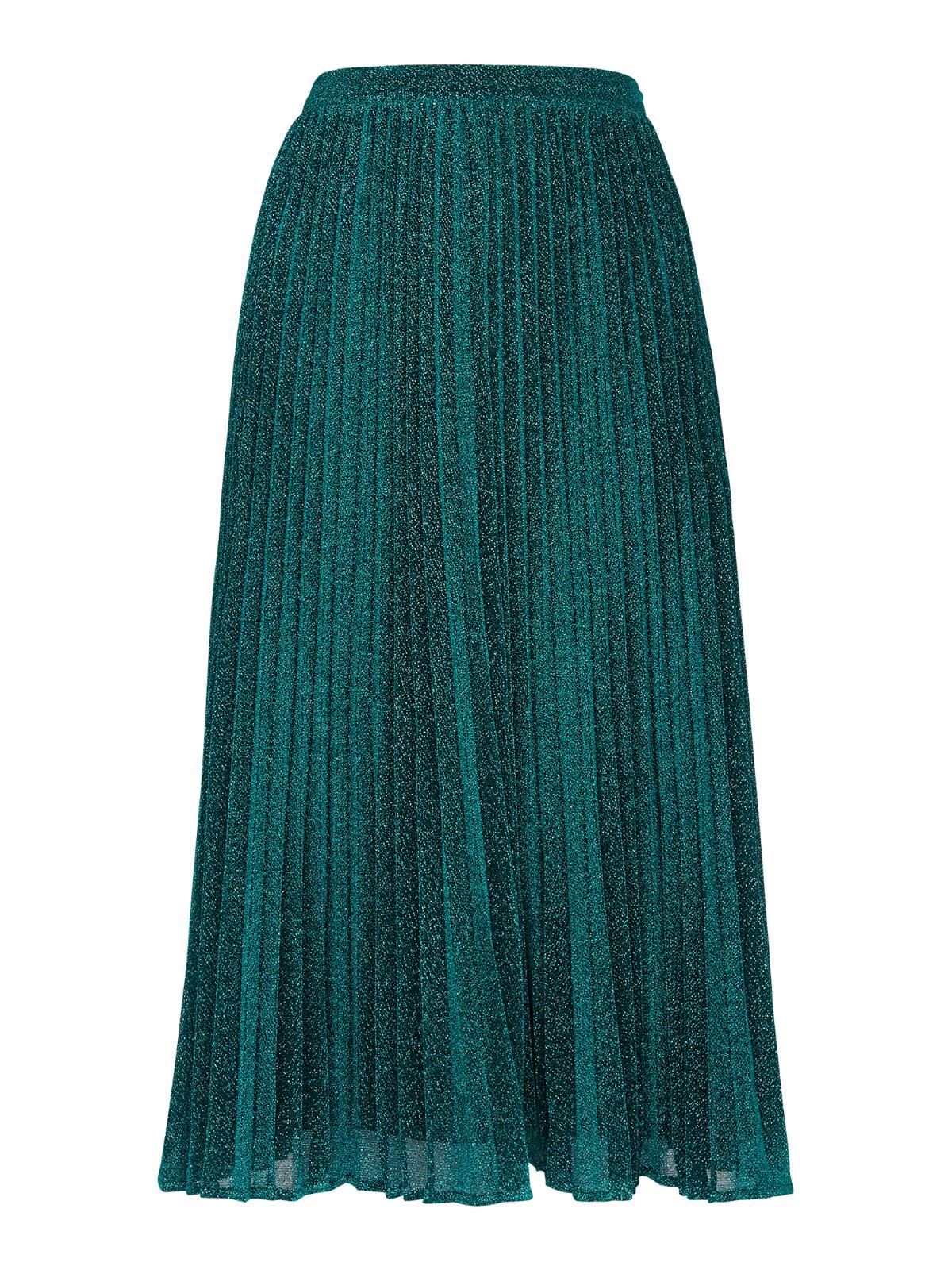 WHISTLES Ladies Sparkle Pleated Midi Skirt Green UK6 BNWT RRP139