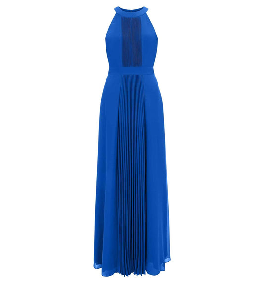 Hobbs Annalise Maxi Dress Cobalt Size UK8 RRP159