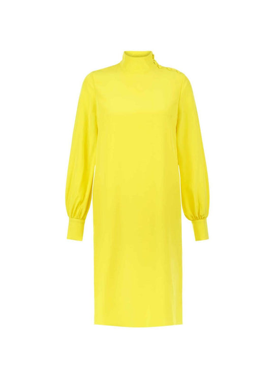 Hobbs Silk Alana Shift Dress Yellow Size UK8 RRP329