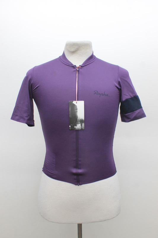 RAPHA Men's Purple Short Sleeve Classic Flyweight Cycling Jersey XS BNWT