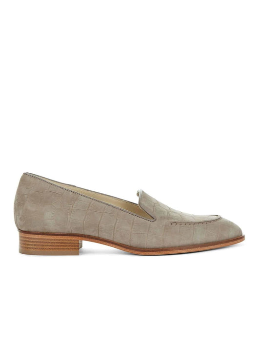 Hobbs Cara Loafer Suede Shoe Taupe EU36 UK3 RRP159