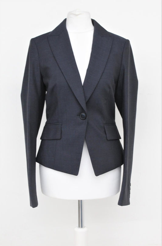 HOBBS Ladies Navy Blue One Buttoned Arianne Tailored Jacket UK8 BNWT RRP169