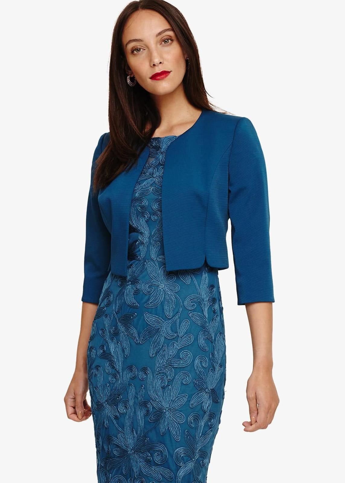 Phase Eight Devon Jacket Peacock Size UK8 RRP120