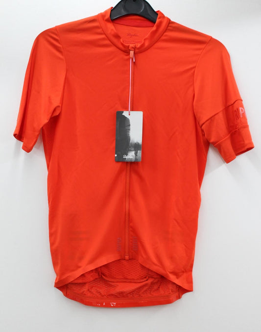 RAPHA Men's Orange Pro Team Flyweight Short Sleeve Cycling Jersey XS BNWT