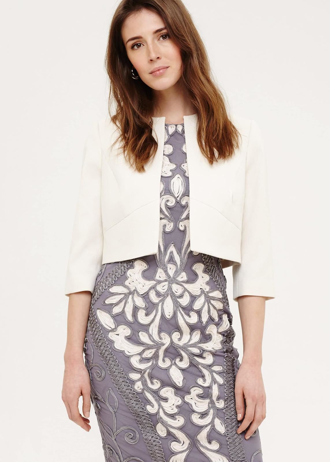 Phase Eight Stevie Jacket Buttermilk Size UK20 RRP99