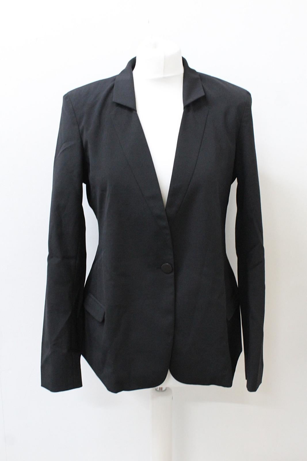 RAPHA Ladies Deconstructed Wool Blend Cycling Blazer Jacket Black M NEW RRP280