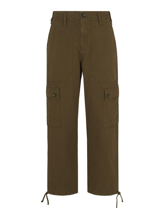 WHISTLES Ladies Steffi Khaki Green Cotton Utility Cargo Trousers UK4 BNWT RRP119