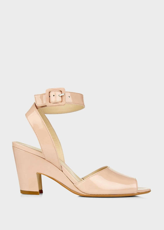 Hobbs Larna Sandal Leather Shoe Light Nude EU38 UK5 RRP129